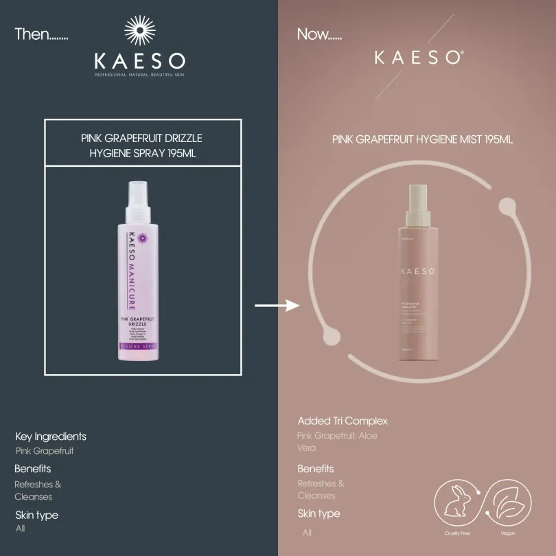 Spray higienizante manos Pomelo 195ml - Kaeso | Cosmética profesion...