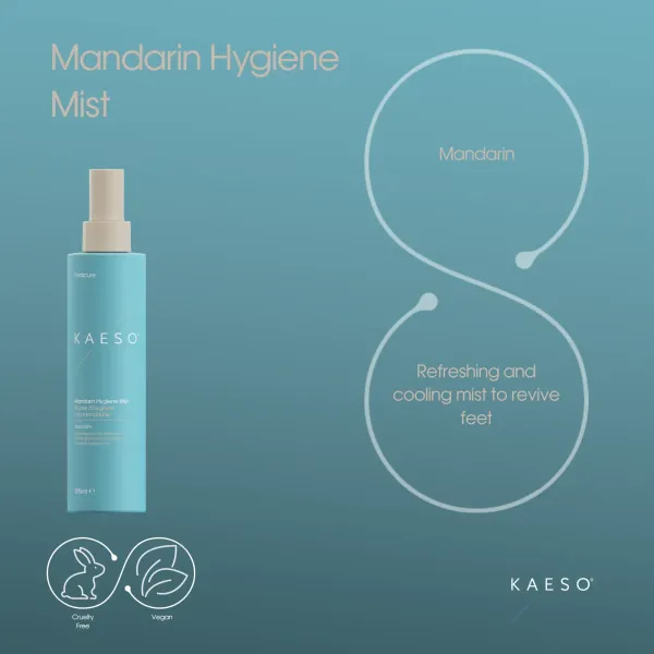 Spray higienizante pies Mandarina 195ml - Kaeso, cosmética profesio...