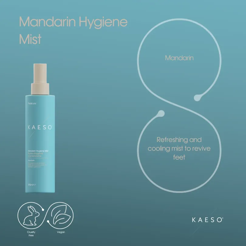 Spray higienizante pies Mandarina 195ml - Kaeso, cosmética profesio...