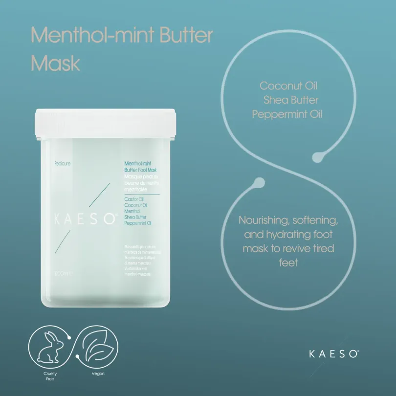 Mascarilla pies Menta - Kaeso, cosmética profesional para pedicura