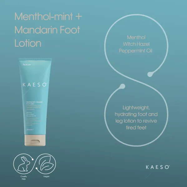 Loción pies Menta-Mandarina - Kaeso, cosmética profesional para ped...