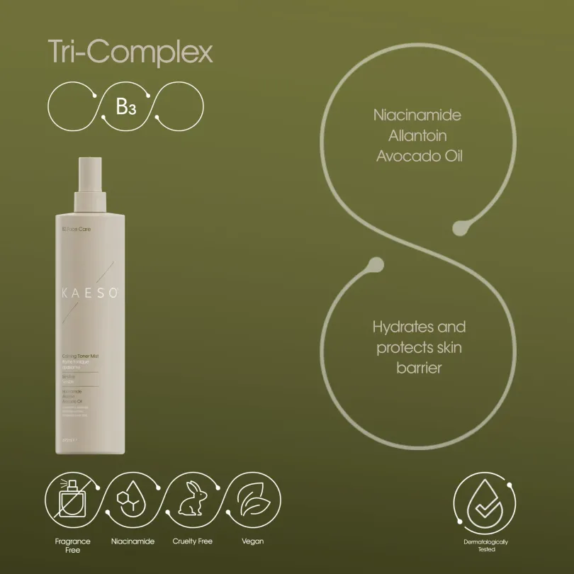 Tónico facial Calming B3 - Kaeso, cosmética profesional natural y e...