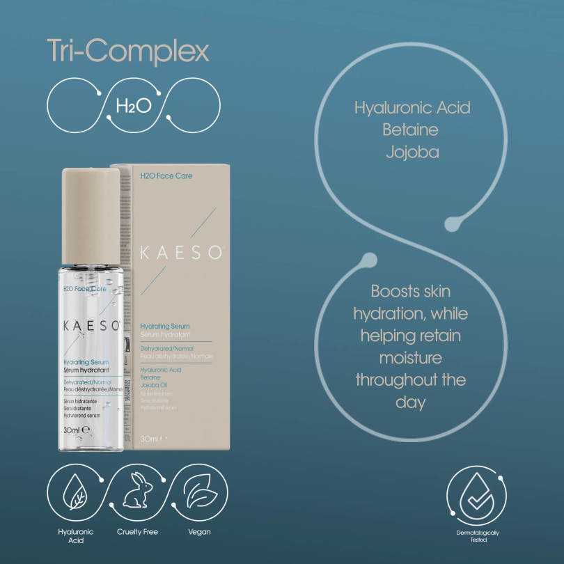 Serum facial hidratante H2O 30ml - Kaeso, cosmética profesional nat...